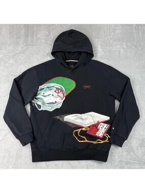 Jordan Artist Series Hoodie By Jacob Rochester Size L Basketball Graphic Rare